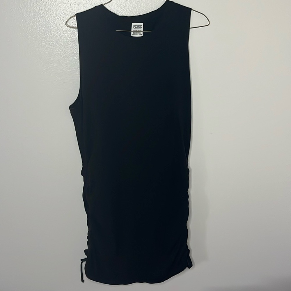 PINK black tank top dress women’s size XL